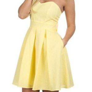 Lauren James Corbin Yellow Seersucker Dress